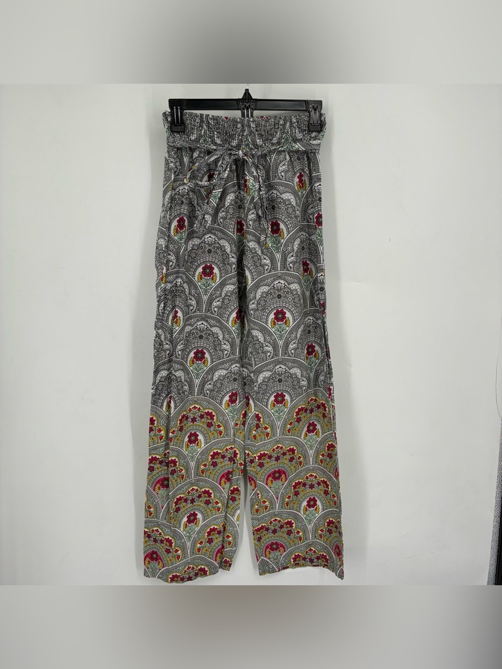 World Market Small Medium Bohemian Boho 100% Cotton Balloon Pants Paisley
